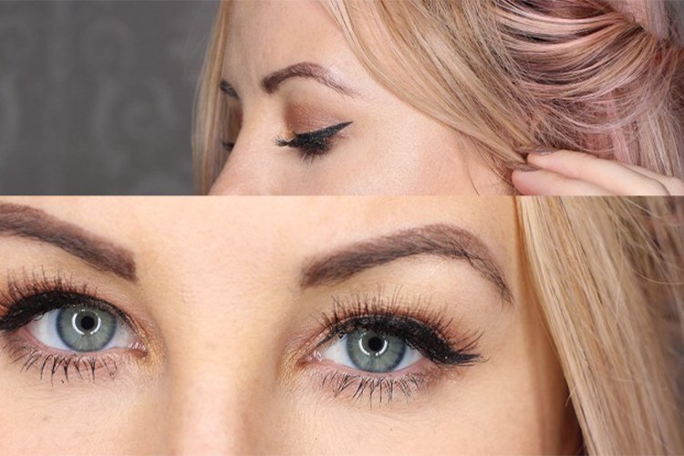 A beginner's guide to applying false eyelashes