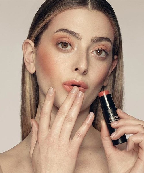Nudies cream blusher in “Rusty Rouge”